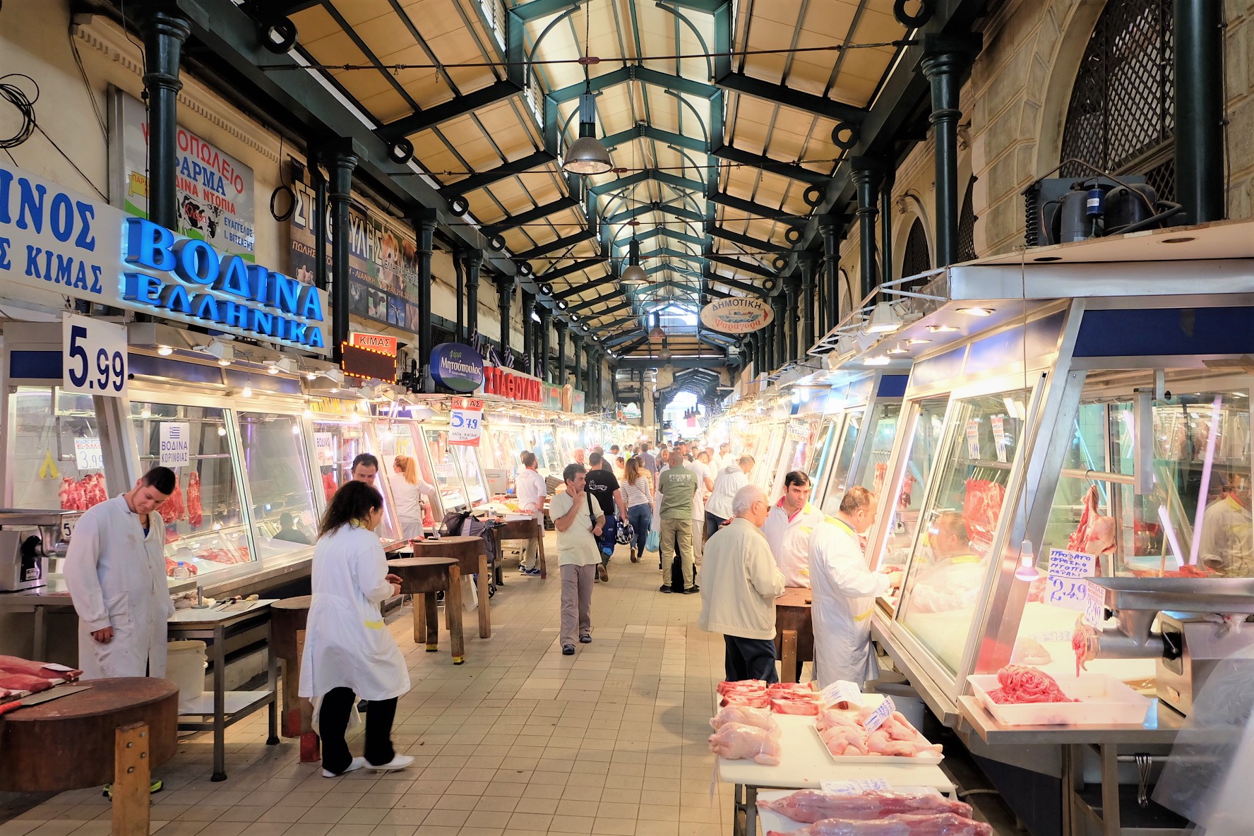Carry It Like Harry - Ouzeri Karayiannis: Explore the Central Market of Athens and eat the freshest grilled keftedes with the men!