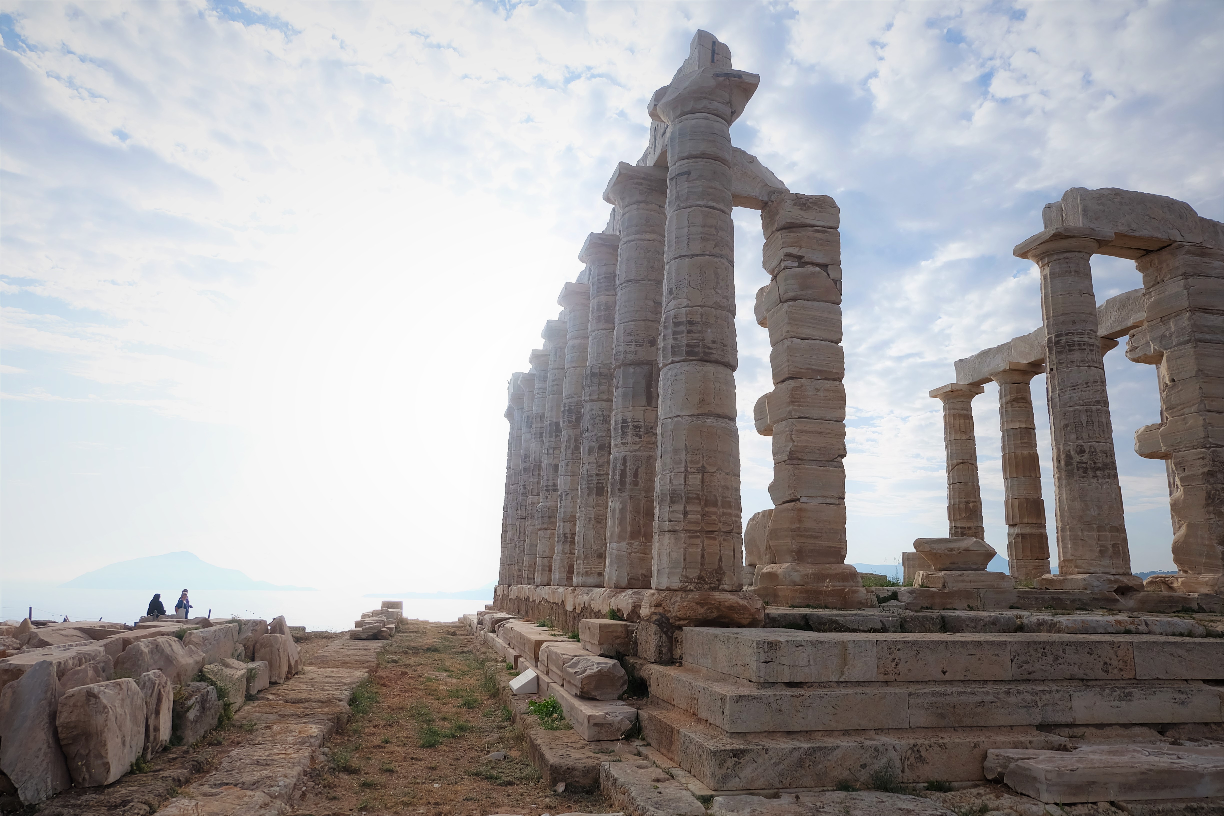 Carry It Like Harry - Watch the sun sets on the Temple of Poseidon at Cape Sounion, Greece