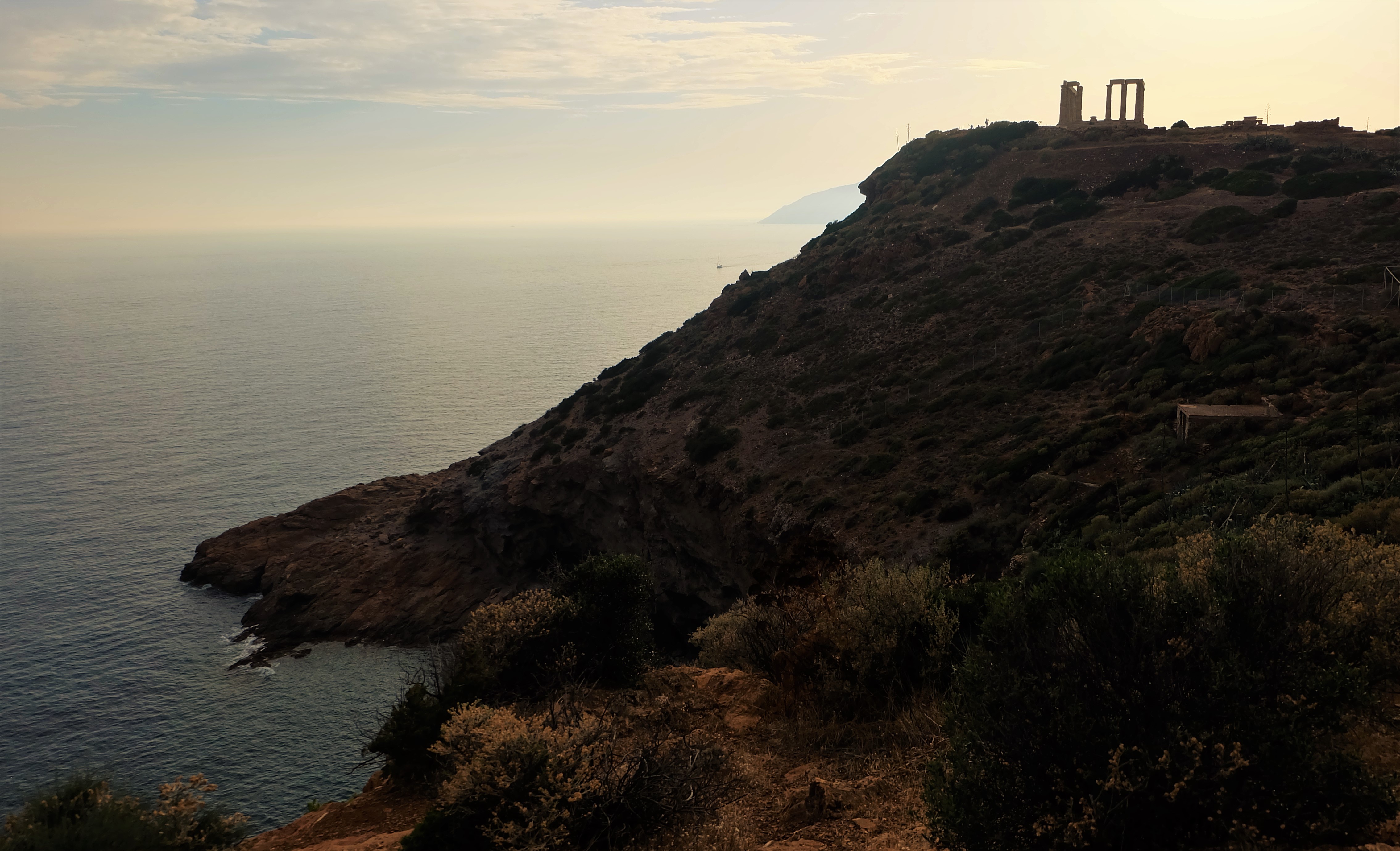 Carry It Like Harry - Watch the sun sets on the Temple of Poseidon at Cape Sounion, Greece